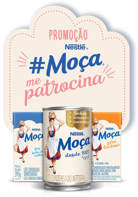 Promoção Nestlé - #MoçaMePatrocina